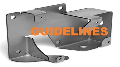 sheet metal with design|sheet metal basic design guidelines.